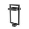 Z-Lite Luttrel 1 Light Outdoor Post Mount Fixture, Black & Frosted 566PHBS-BK-LED - alternate 2